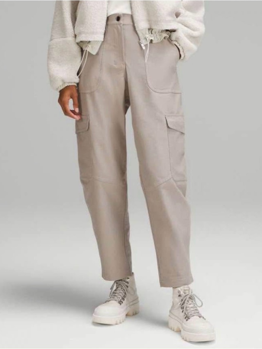 lululemon athletica Taupe Cargo Ankle Pants